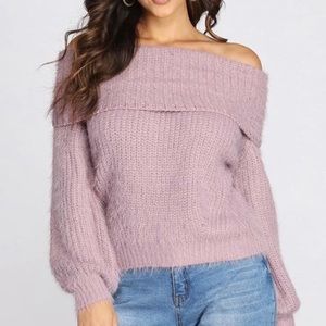 Windsor Furry Lavender sweater L